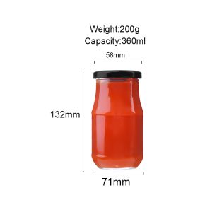 tomato sauce glass jar tomato sauce glass jar